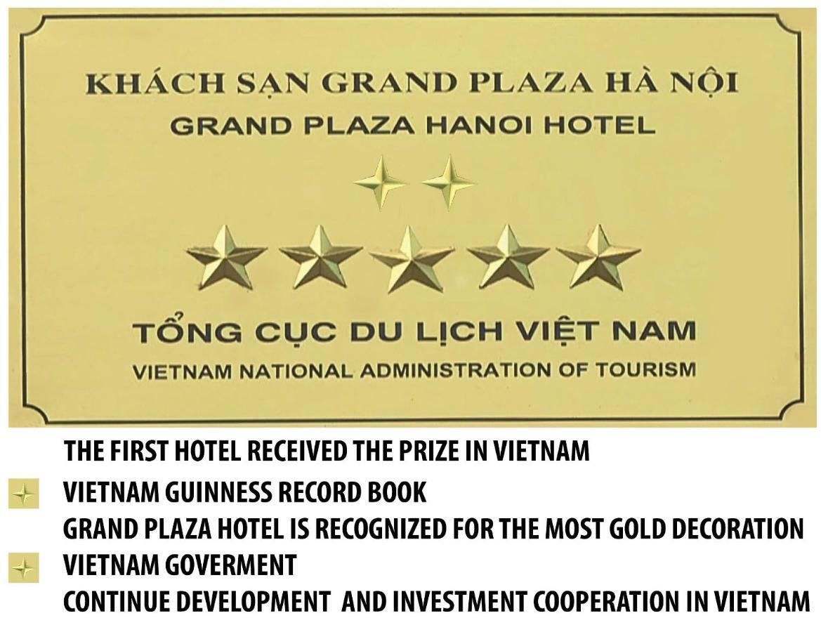Grand Plaza Hotel Hanoi Exterior photo